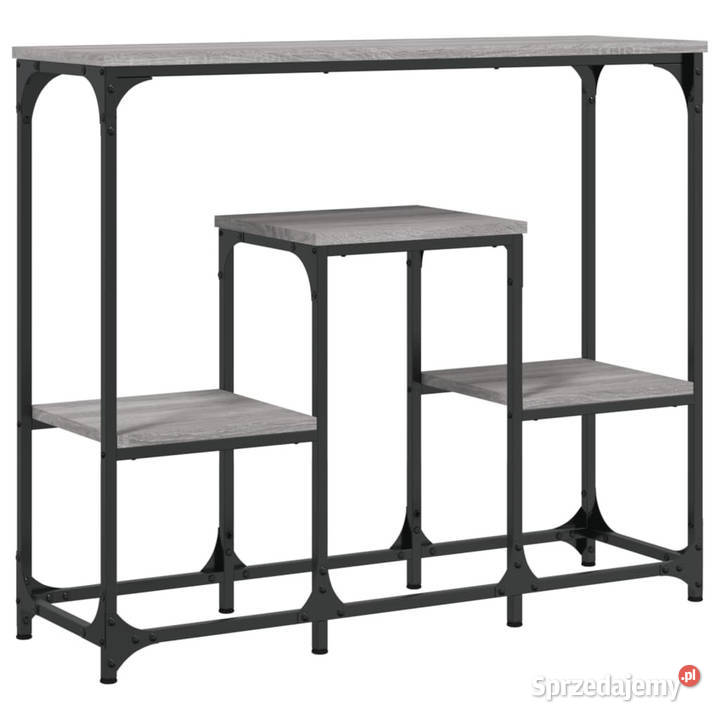 Stolik konsolowy szary dąb sonoma 895x28x76