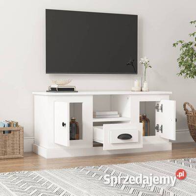 vidaXL Szafka pod TV biała 100x355x45 materiał mazowieckie Warszawa