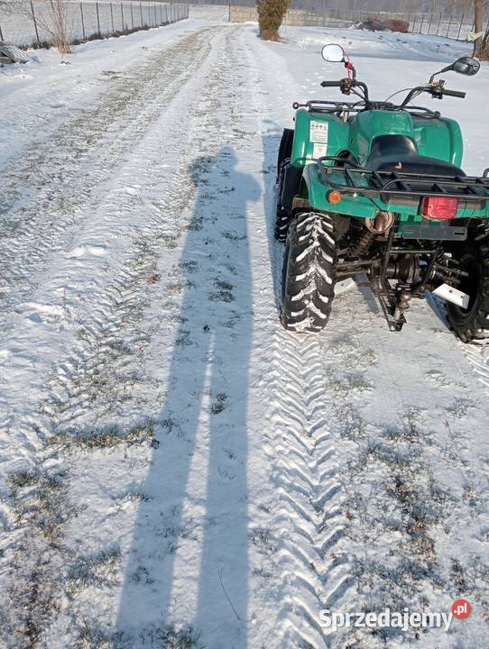 Sprzedam quada 650 2 cylindry przyczepka i spych