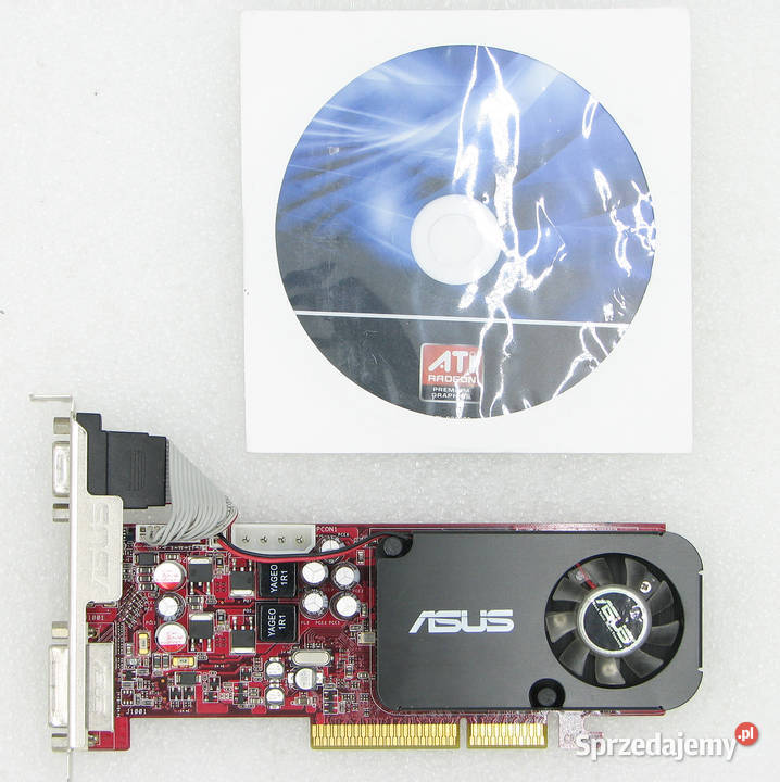 ASUS ATI Radeon HD3450 512MB 64bit DDR2 DSUB DVI aktywne łódzkie Cielądz