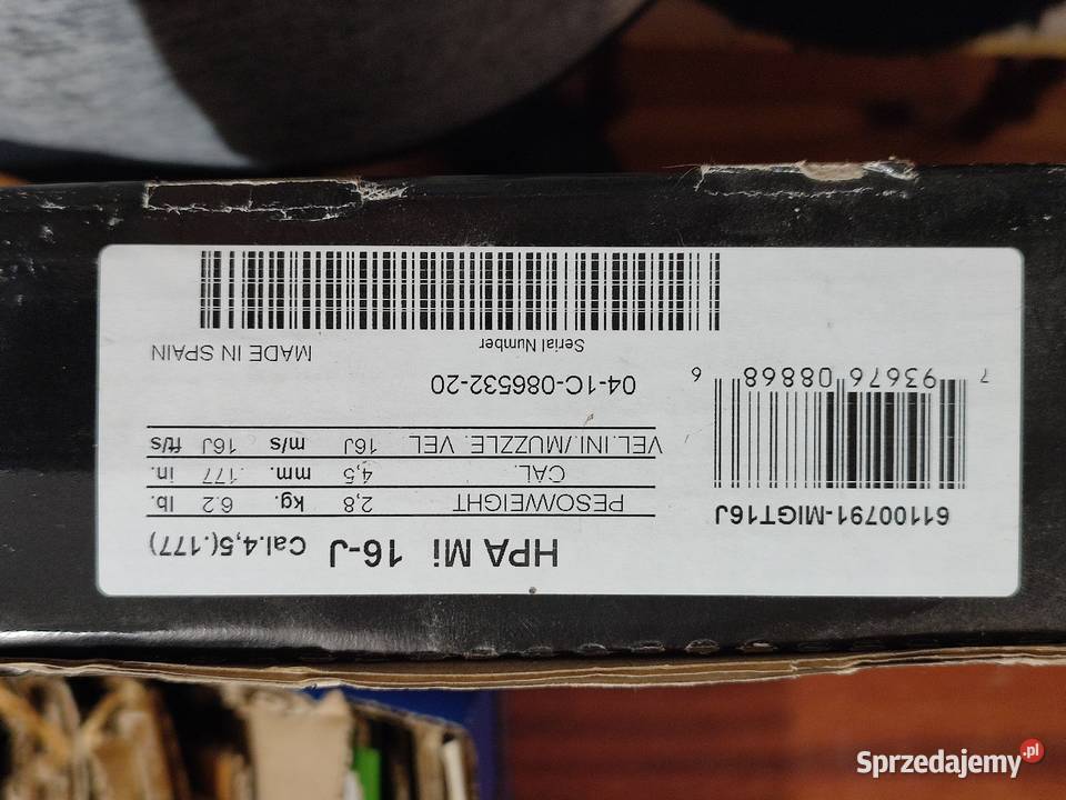 Wiatrówka GAMO HPA MI 45 16J mazowieckie Grodzisk Mazowiecki
