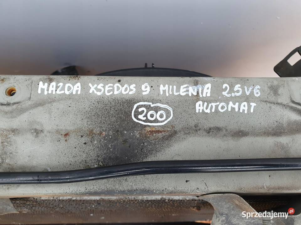 Xedos 9 25 V6 PRZEDNI PAS CHŁODNICE Komplet Janów
