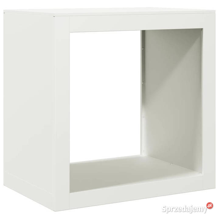 Stojak na drewno opałowe biały 60x40x60 stalowy Warszawa