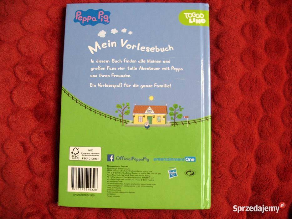 Mein Vorlesebuch Peppa Pig książka niemiecka Siedlce