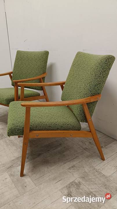 fotele PRL design vintage lata 70te