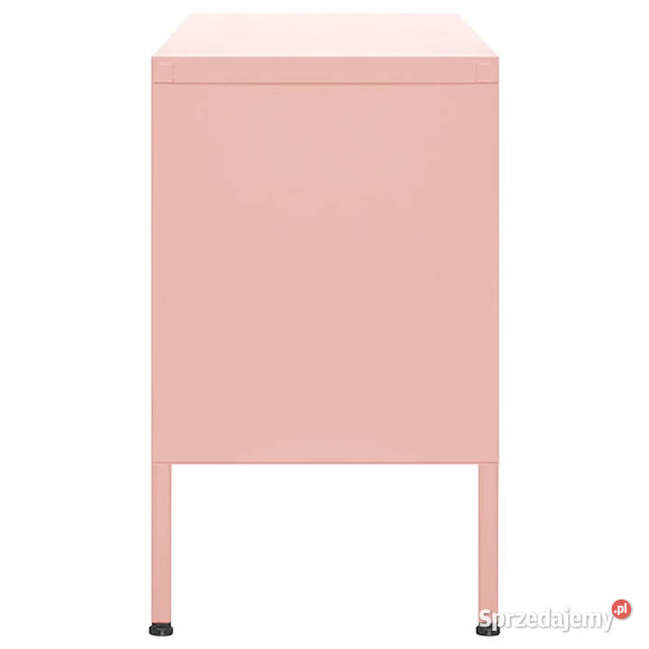 Szafka pod telewizor różowa 105x35x50 stalowa Warszawa