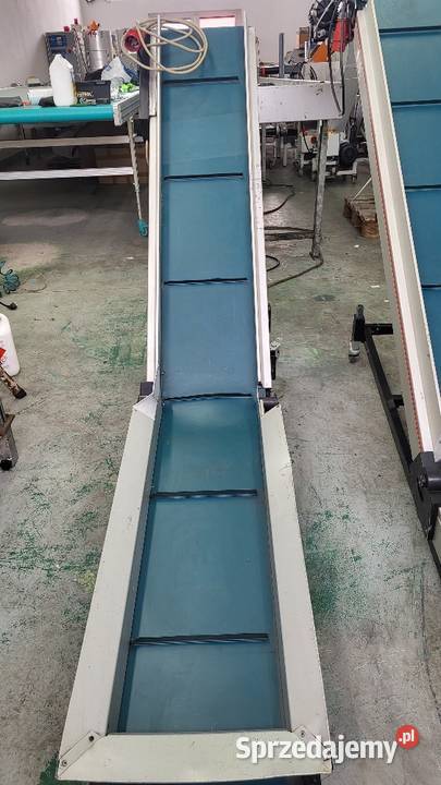 Taśm ociąg łamany L z zabierakami przenośnik Białogard