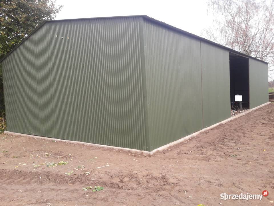 D87 Garaż Blaszany 14x6 HALA Magazyn na maszyny 349zł/m2 małopolskie Wieliczka