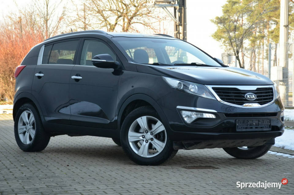 Kia Sportage Czarna Opłacona 16GDI 135 Serwis ESP Kutno