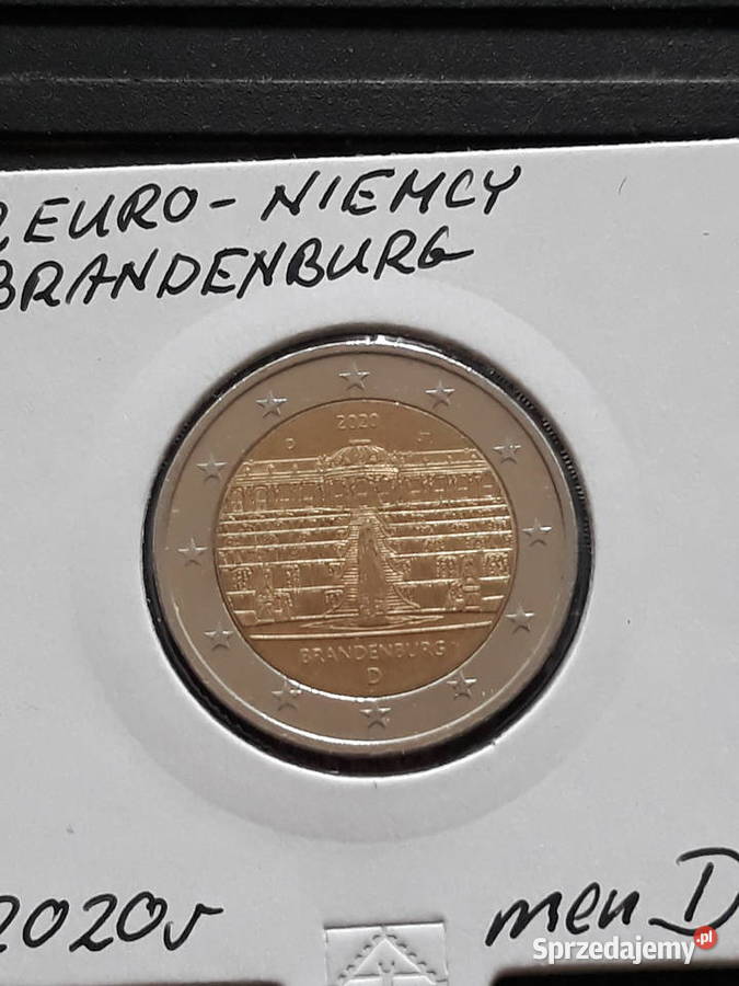 2 Euro Niemcy Brandenburg 2020 r men D Konin