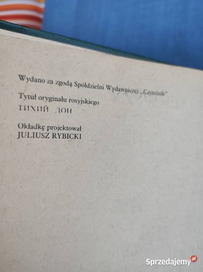 Cichy Don Michaił Szołochow NOWE twarda Kielce