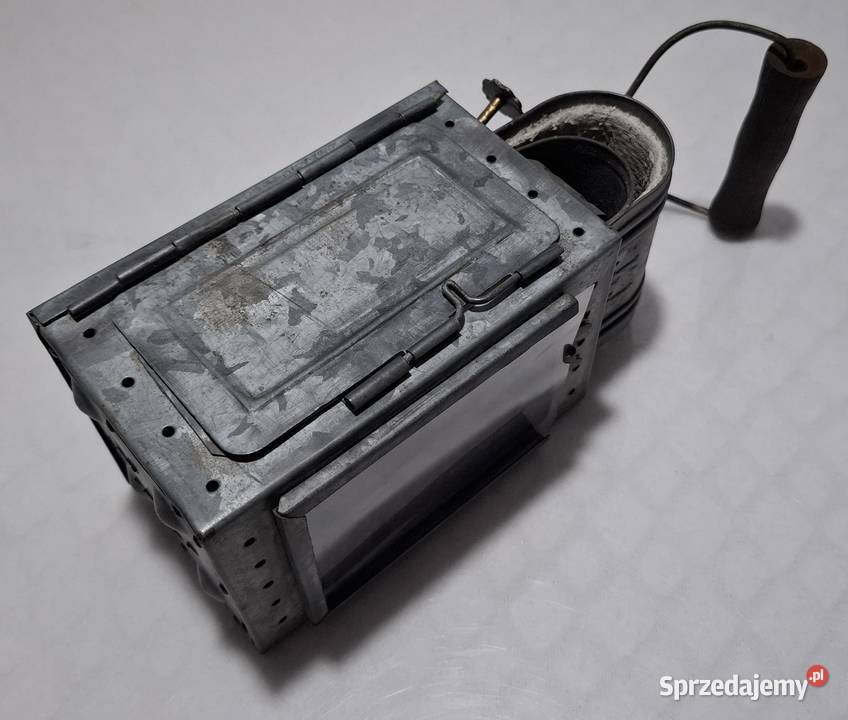 Lampa kolejowa PKP 13x10x21 987g Kolekcje hobby Czeladź