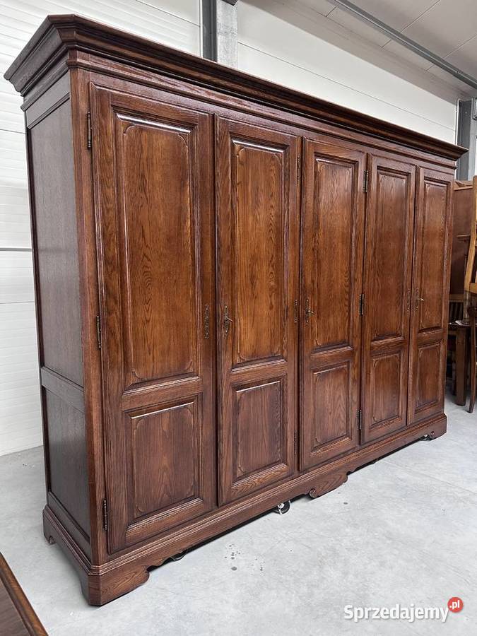 Masywna dębowa szafa 290 Sławoszewek sprzedam