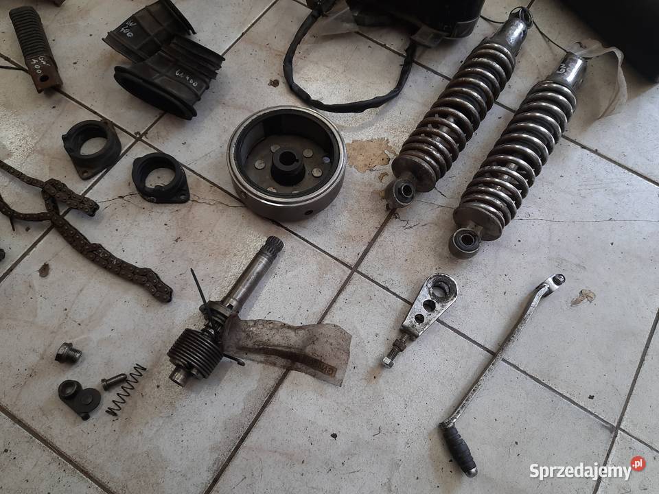 Suzuki GN 400 części tłumik licznik lampa amor Jelenia Góra