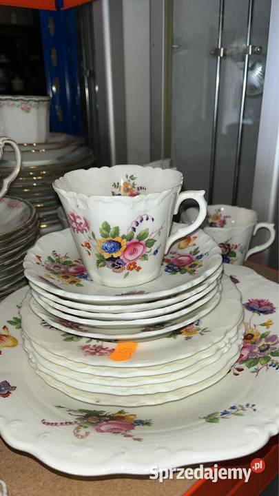 filiżanka z talerzykiem deserowym Cauldon