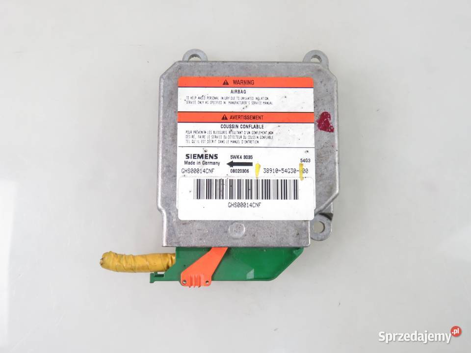 MODUŁ AIRBAG SUZUKI LIANA ER RH SEDAN 3891054G30