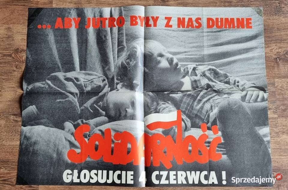 Plakat Solidarność 1989 Pozostałe Zielona Góra