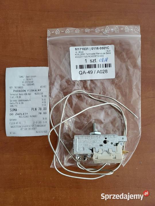 Termostat RANCO K59L2683 900mm