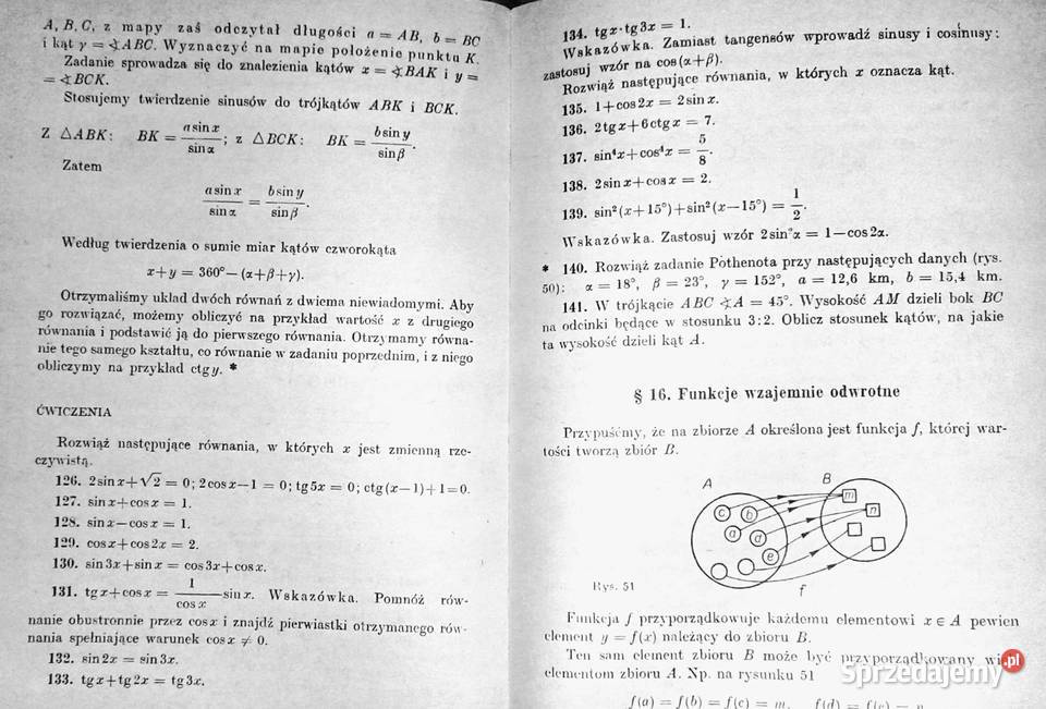Matematyka kl 3 LO Stefan Straszewicz Chełm
