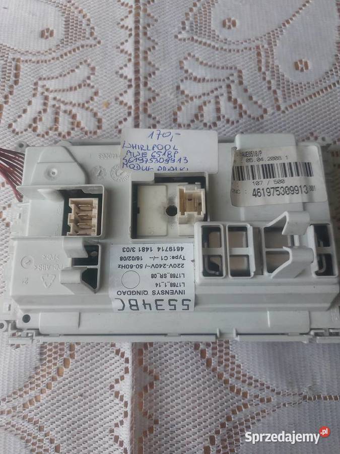 WHIRLPOOL AWE6518P 46195309913 Moduł Pralki Pralki i suszarki Nowy Sącz