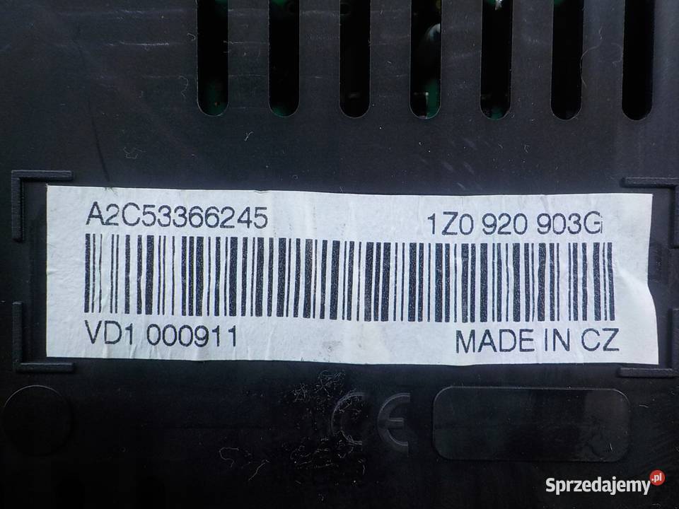 SKODA OCTAVIA II LIFT 20 TDI 10r licznik zegary Suków