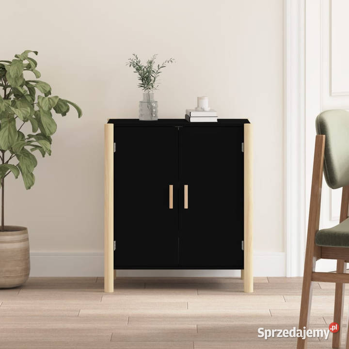 Szafka czarna 62x38x70 materiał drewnopochodny Warszawa
