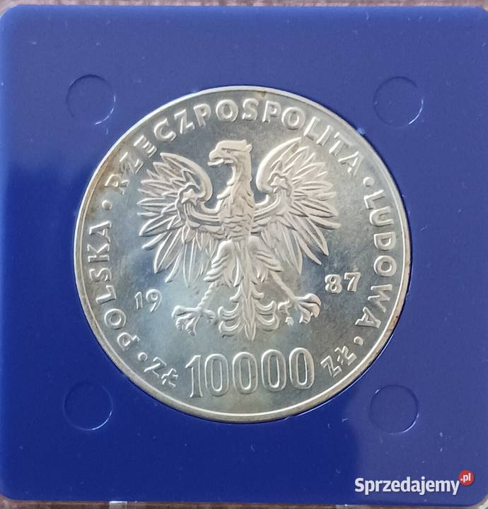 10 000 Papież Jan Paweł II 1987 r Mennicza Konin