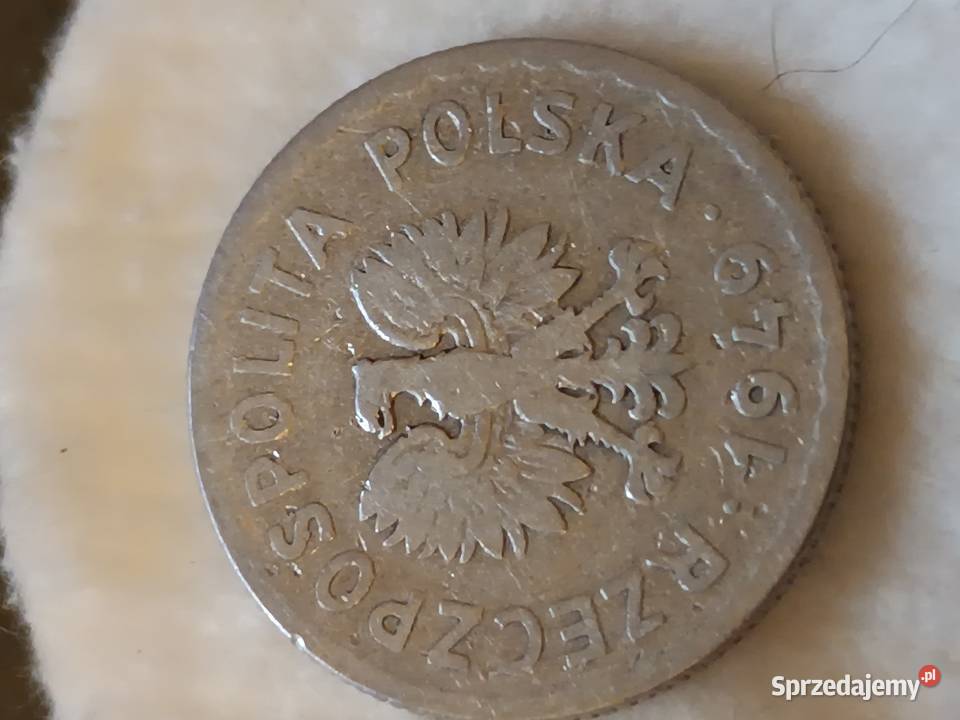 Sprzedam monete 1 zloty 1949 mala skretka lubelskie Chełm