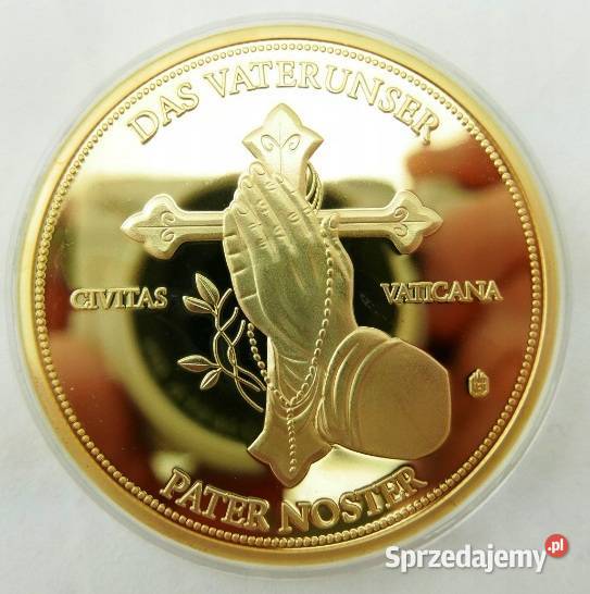 Medal Szatan i JEZUS Nie WÓDŹ NAS na pokuszenie Sosnowiec