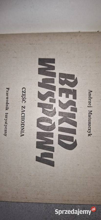 1 wydanie Przewodnik Beskid Wyspowy Zachodni Łęczyca sprzedam