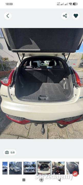 Nissan juke biała perła Rybnik