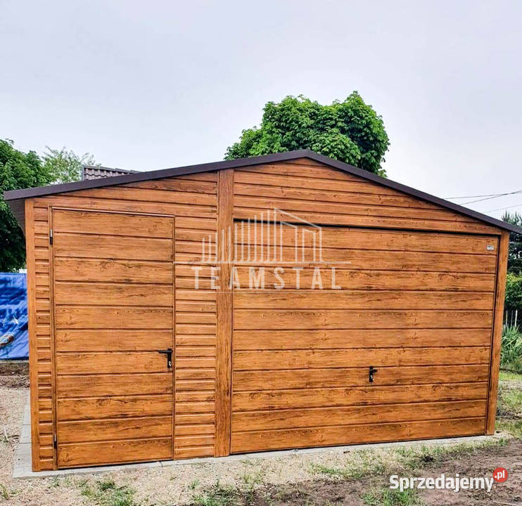 GARAŻ BLASZANY 45m x 5m dwuspad Brama drzwi Katowice
