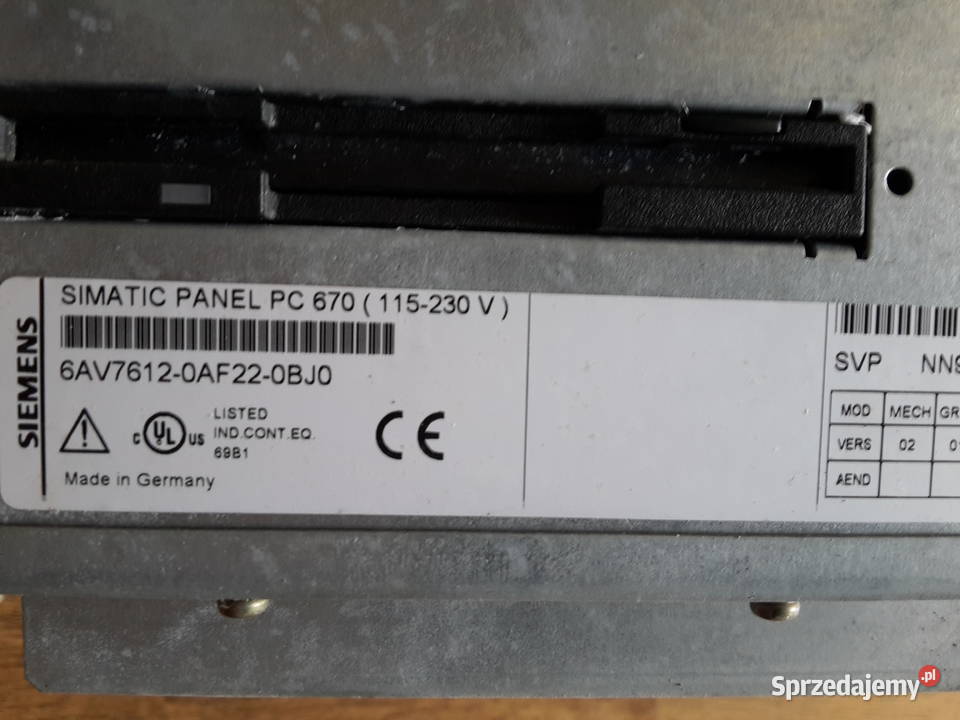 Simatic Panel PC 670 Skoczów sprzedam