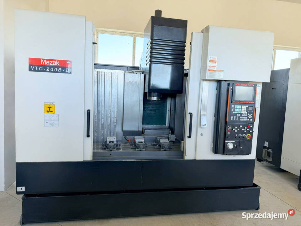 Frezarka CNC MAZAK VTC 200 BII 2006 duża Zabór