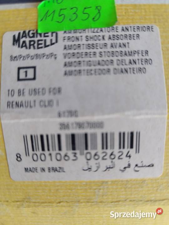 Amortyzatory Renault Clio 1 osobowe Kalwaria Zebrzydowska