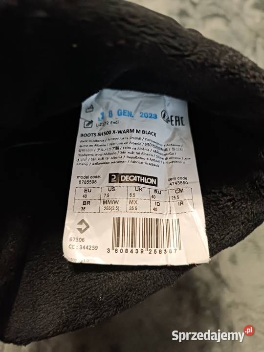 Buty zimowe Quechua SH500 XWarm r 40 Katowice