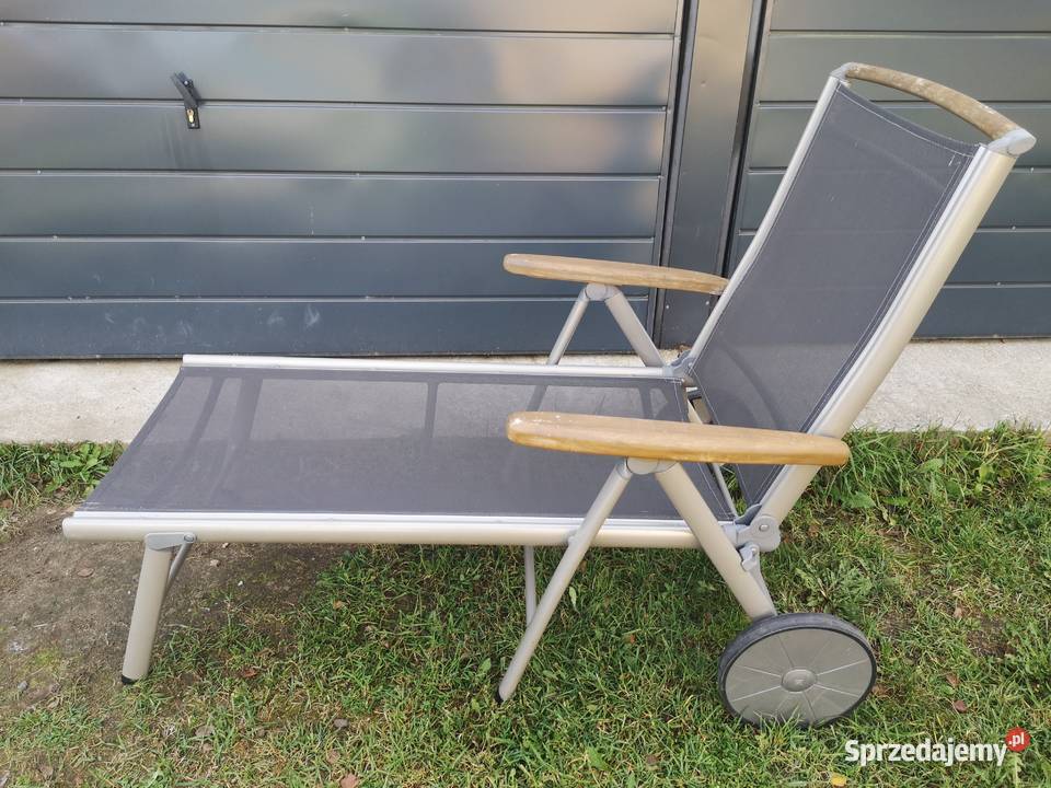 Leżak basenowyaluminiowy Kettler szarości Aleksandrów Łódzki