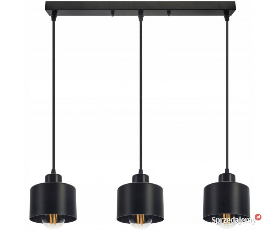 LAMPA WISZĄCA ŻYRANDOL PLAFON LED potrójna Choroszcz