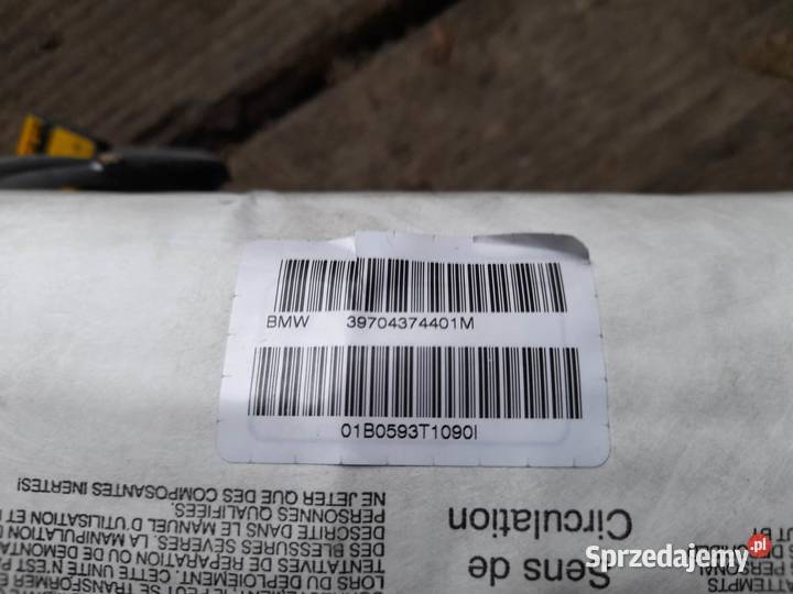 PODUSZKA AIRBAG PASAŻERA BMW E 46 Coupe Sedan Jasło