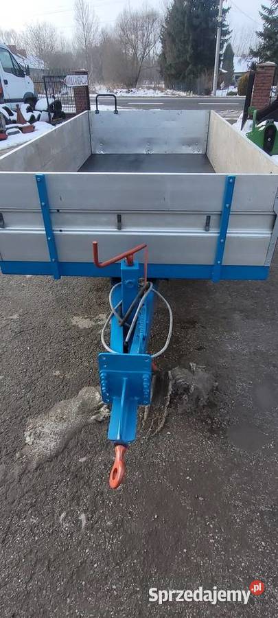 Przyczepa do mini traktorka z wywrotem kiper świętokrzyskie Nowy Korczyn sprzedam