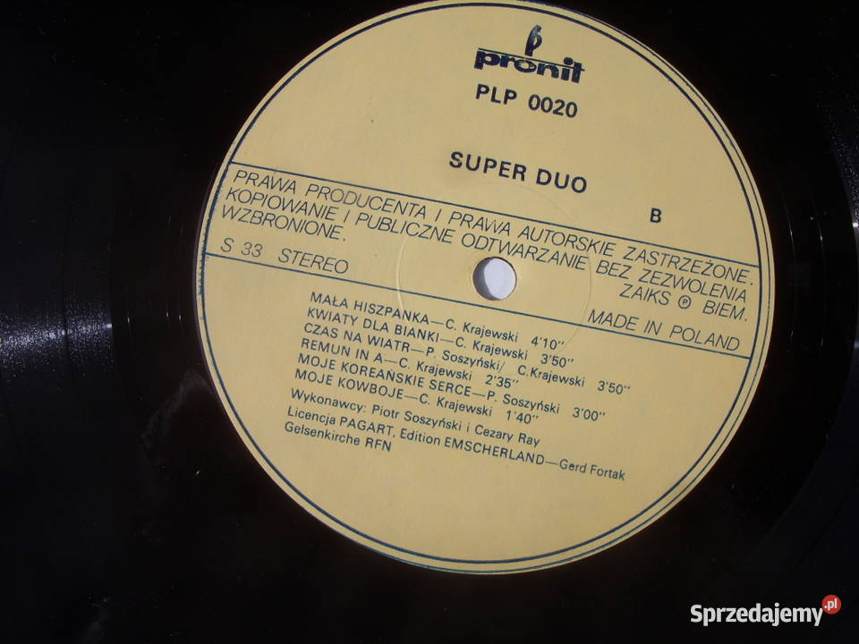 LP Jazz SUPER DUO 2 plyty winylowe Wołów
