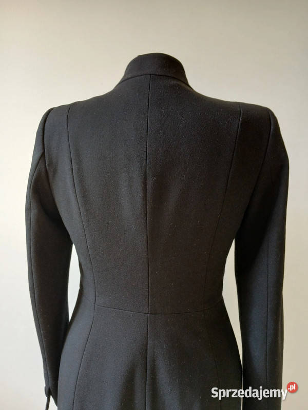 Elegancka marynarkażakiet płaszczyk damskiczarna Kielce