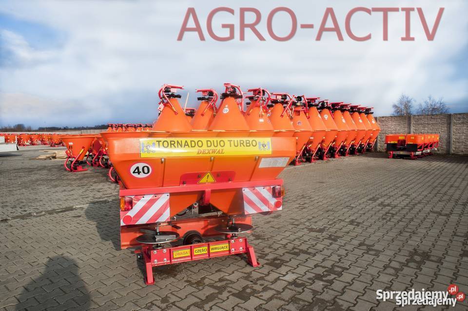 Rozsiewacz Nawozów Tornado 850L1200 TRANSPORT nieuszkodzony Pasturka