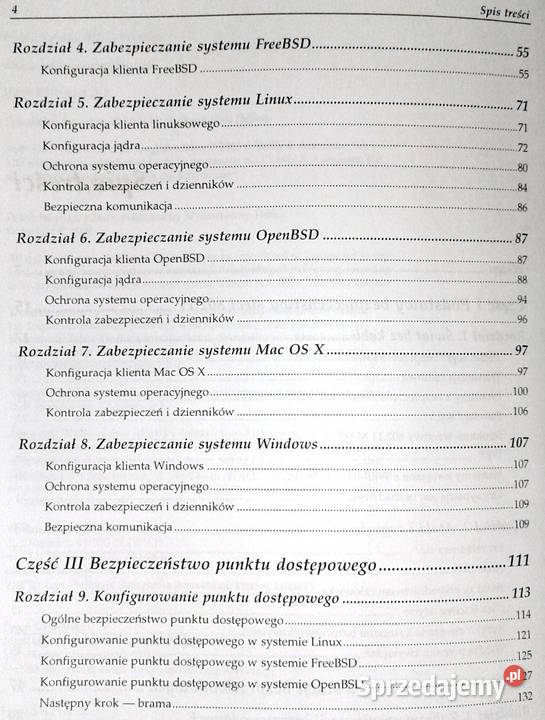 80211 Bezpieczeństwo Bruce Potter Bob Fleck Rok wydania 2004 Pozostałe lubelskie Chełm