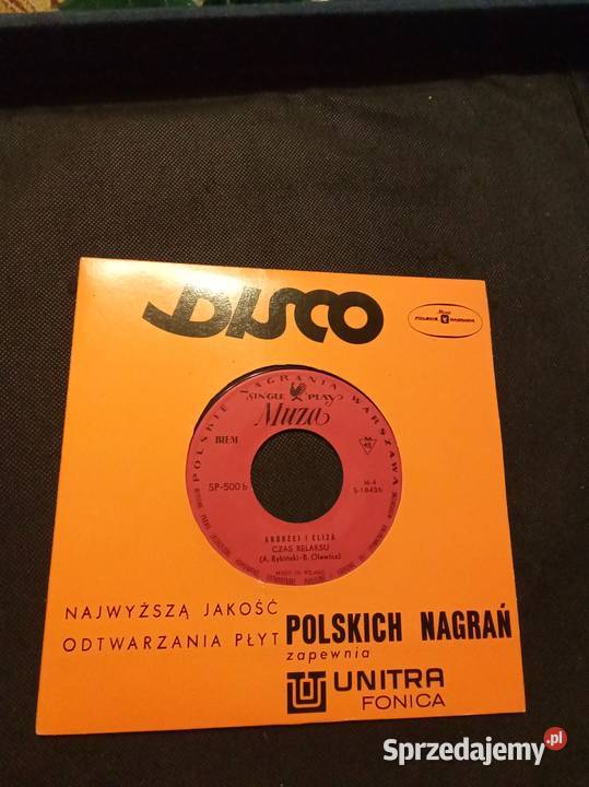 Andrzej i Eliza czas relaksu Winyl polskie Warszawa