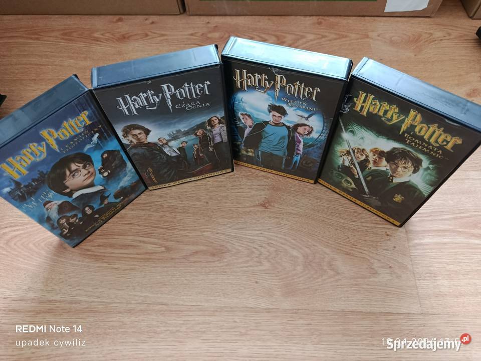 Harry potter 4kasety VHS Wodzisław Śląski