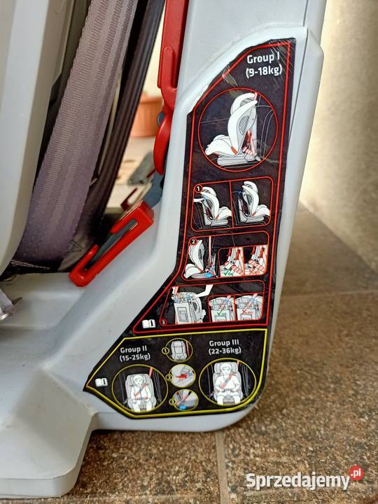 Fotelik samochodowy espiro kappa 936 6-36kg sprzedam