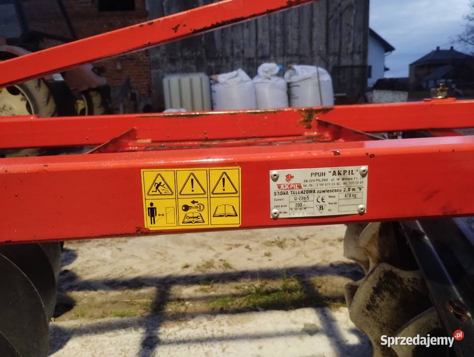 Talerzowka brona talerzowa 2x8 c330 c360 itp nieuszkodzony