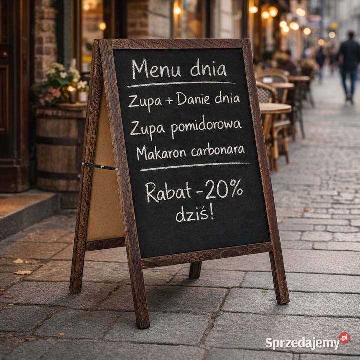 Potykacz reklamowy dwustronny