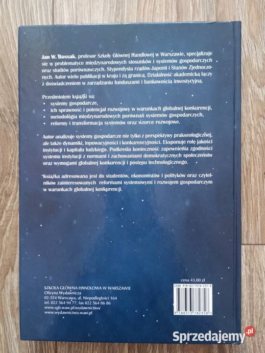 Systemy gospodarcze a globalna konkurencja Jan W biznes, nauki ekonomiczne Białystok sprzedam